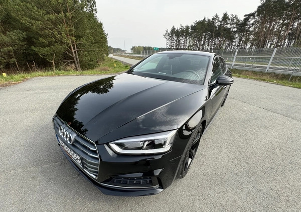 Audi A5 cena 118080 przebieg: 128500, rok produkcji 2017 z Nisko małe 379
